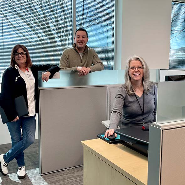 Avaya employees in the Morristown, New Jersey office