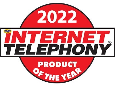 TMC 2022 Internet Telephony Product of the Year Award Logo
