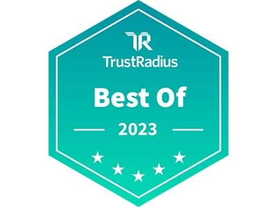 2023 Trust Radius Best Relationship and Value for Price Logo 
