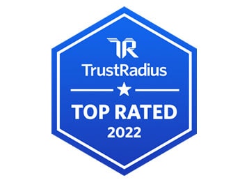TrustRadius 2022 Top Rated Award Logo